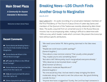 Tablet Screenshot of mainstreetplaza.com